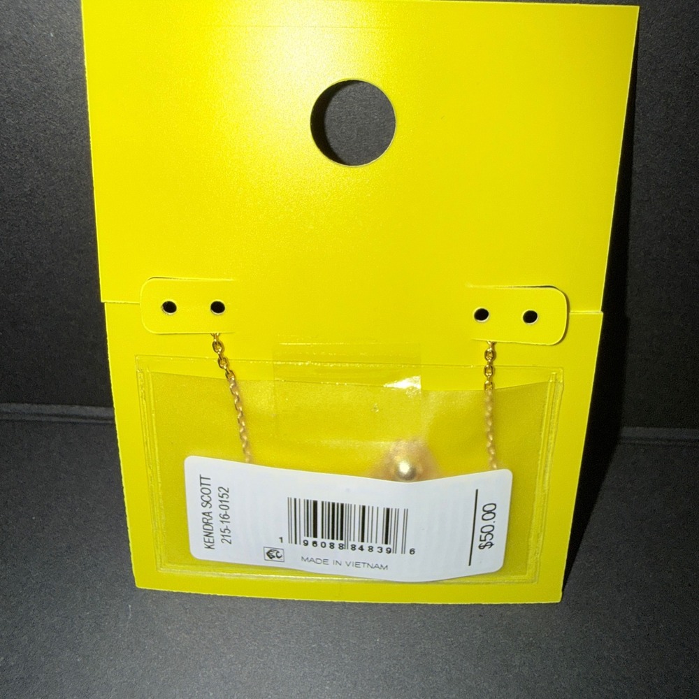 Kendra Scott Necklace Women Gold BOO! New Halloween Iridescent Pendant - Picture 3 of 5